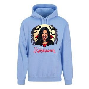 Kamala Harris Happy Kamalaween Pumpkin Ghost Vote Unisex Surf Hoodie