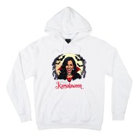 Kamala Harris Happy Kamalaween Pumpkin Ghost Vote Hoodie