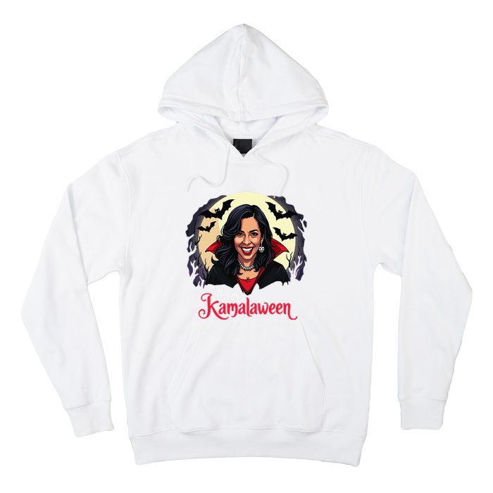 Kamala Harris Happy Kamalaween Pumpkin Ghost Vote Hoodie