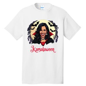 Kamala Harris Happy Kamalaween Pumpkin Ghost Vote Tall T-Shirt