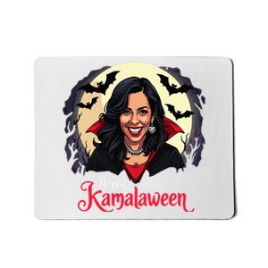 Kamala Harris Happy Kamalaween Pumpkin Ghost Vote Mousepad