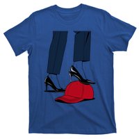 Kamala Harris Heels Stepping On Red Funny Hat Vote 2024 Gift T-Shirt