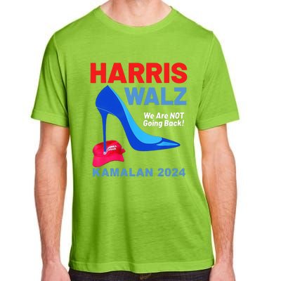 Kamala Harris Heels Stepping On Red Maga Hat Adult ChromaSoft Performance T-Shirt