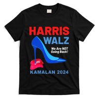 Kamala Harris Heels Stepping On Red Maga Hat T-Shirt