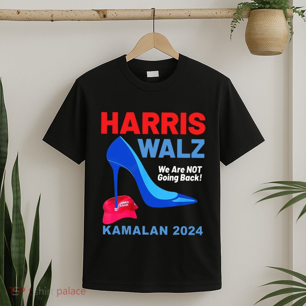 Kamala Harris Heels Stepping On Red Maga Hat T-Shirt