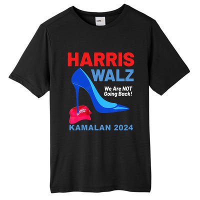 Kamala Harris Heels Stepping On Red Maga Hat Tall Fusion ChromaSoft Performance T-Shirt