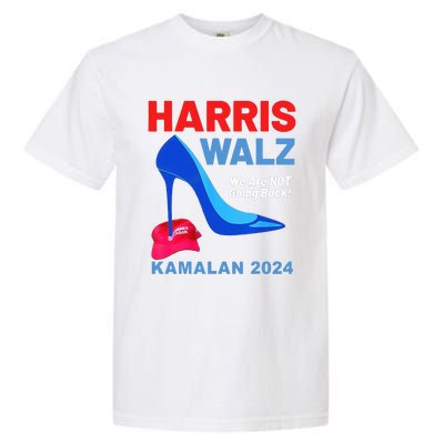 Kamala Harris Heels Stepping On Red Maga Hat Garment-Dyed Heavyweight T-Shirt