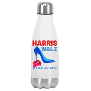 Kamala Harris Heels Stepping On Red Maga Hat Stainless Steel Insulated Water Bottle