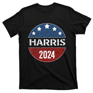 Kamala Harris Harris 2024 Us Flag Democratic President T-Shirt