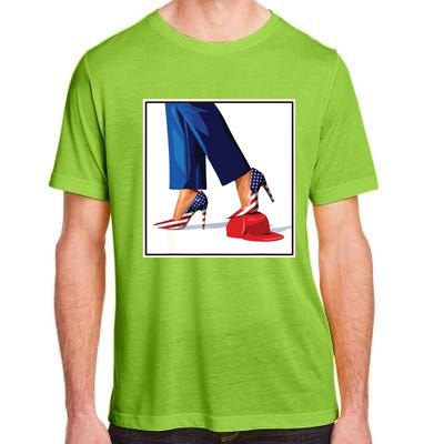 Kamala Harris Heels Stepping On Maga Red Hat Adult ChromaSoft Performance T-Shirt