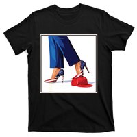 Kamala Harris Heels Stepping On Maga Red Hat T-Shirt