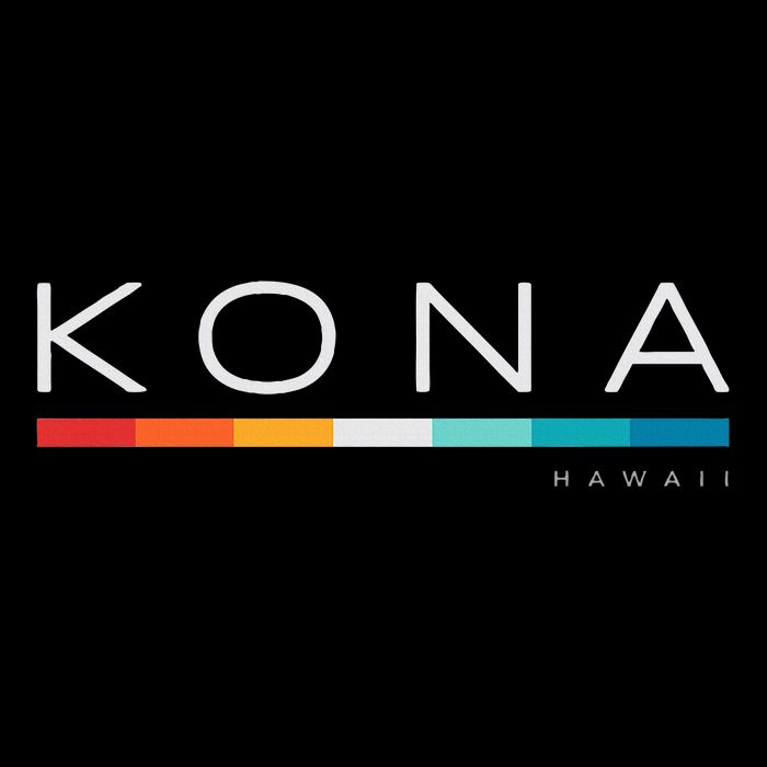 Kona Hawaii Hi Retro Design Stripe Pom Pom Beanie
