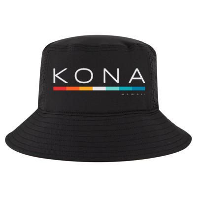 Kona Hawaii Hi Retro Design Cool Comfort Performance Bucket Hat