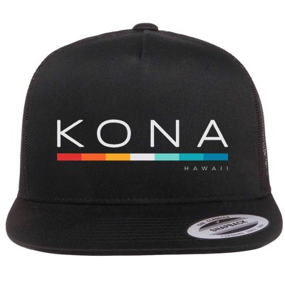 Kona Hawaii Hi Retro Design Flatbill Hat