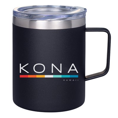 Kona Hawaii Hi Retro Design 12oz Stainless Steel Coffee Mug