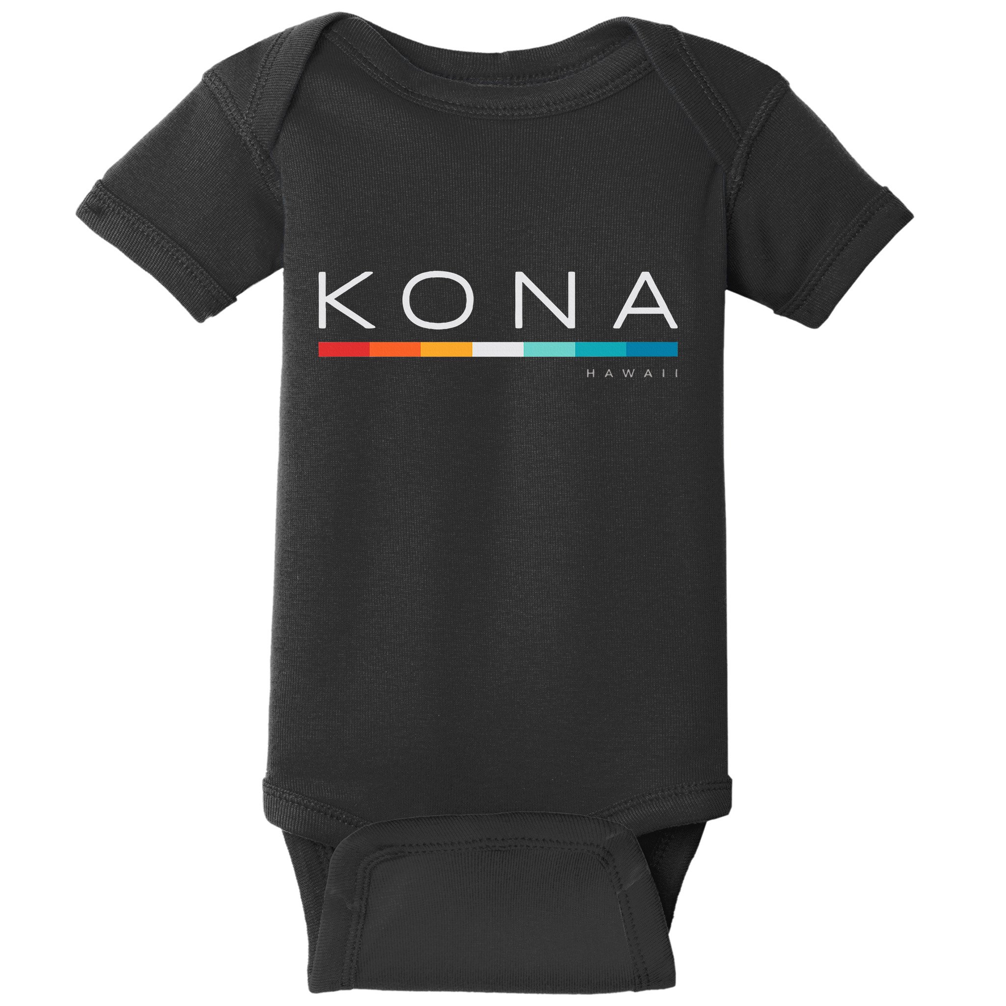 Kona Hawaii Hi Retro Design Baby Bodysuit