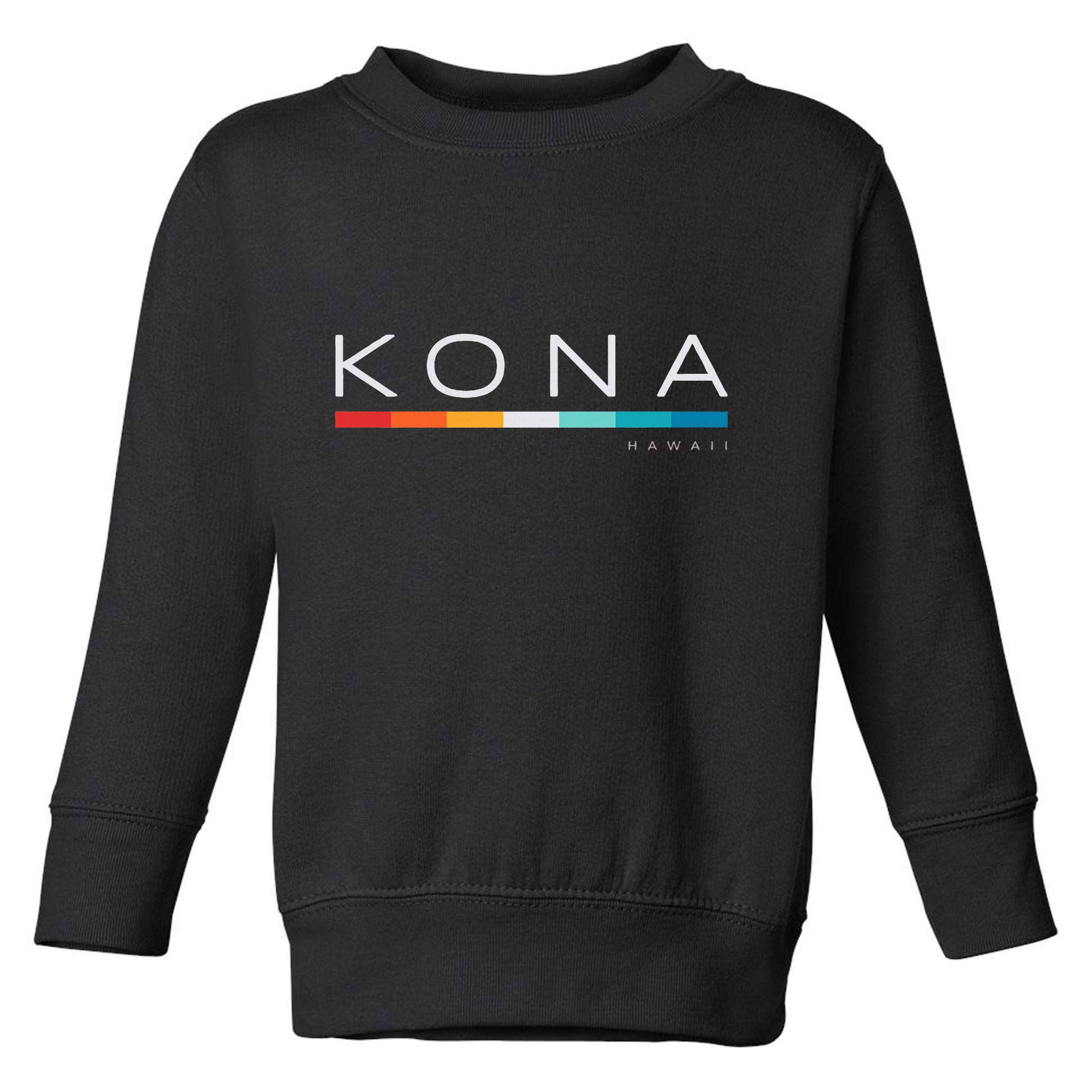 Kona Hawaii Hi Retro Design Toddler Sweatshirt