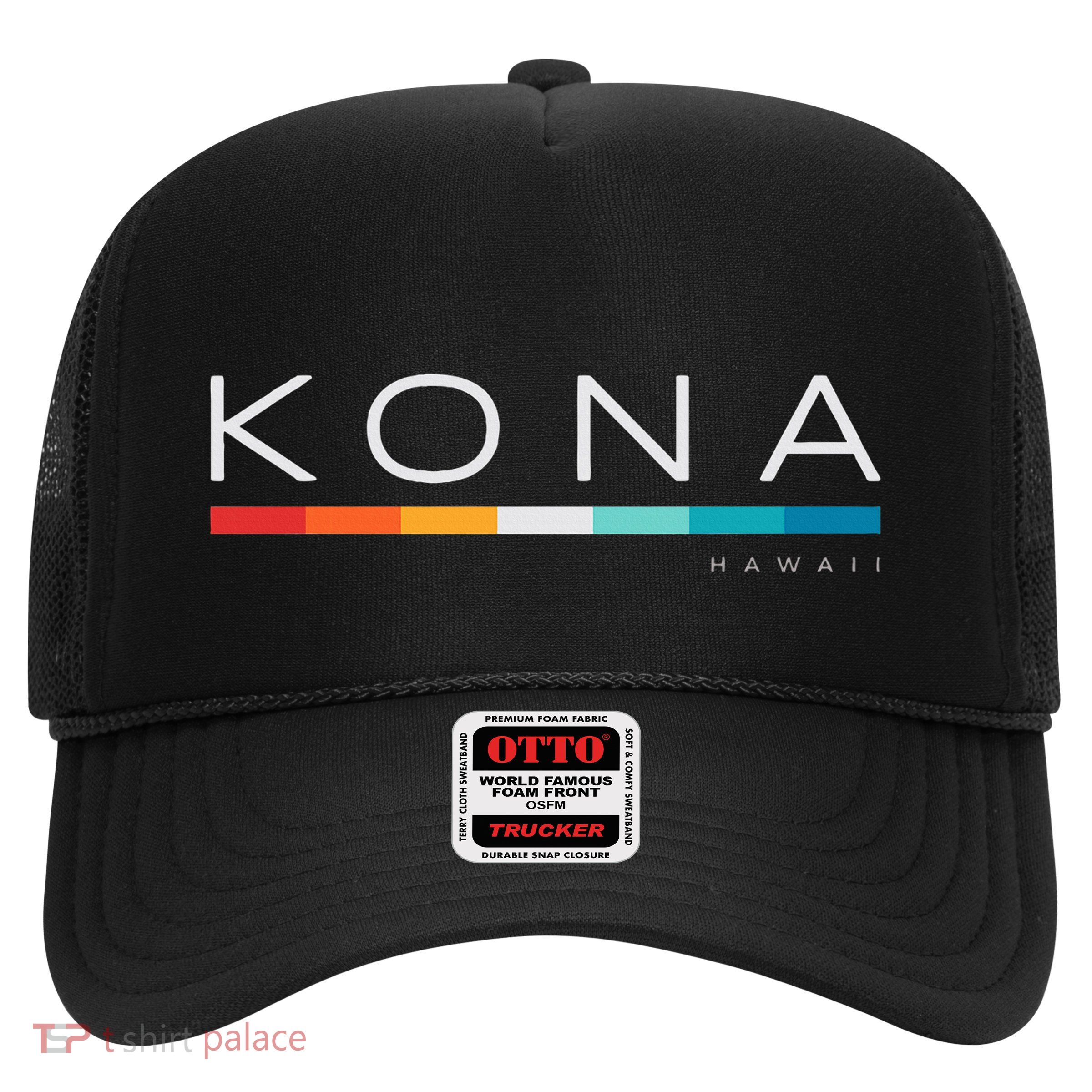 Kona Hawaii Hi Retro Design Trucker Hat