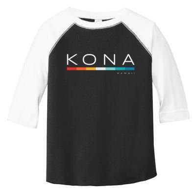 Kona Hawaii Hi Retro Design Toddler Fine Jersey T-Shirt