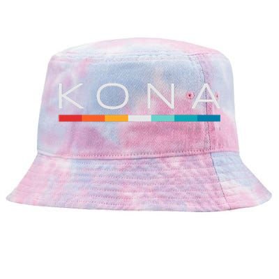 Kona Hawaii Hi Retro Design Tie-Dyed Bucket Hat