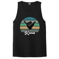 Kona Hawaii HI Retro Shaka Vintage Surfer Surfing Hang Loose PosiCharge Competitor Tank