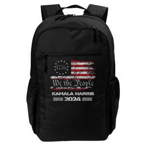 Kamala Harris Harris 2024 Us Flag Democratic President 47th Daily Commute Backpack