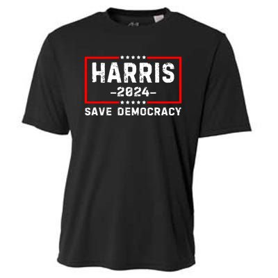 Kamala Harris Harris 2024 Us Flag Democratic President Cooling Performance Crew T-Shirt