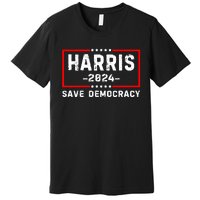 Kamala Harris Harris 2024 Us Flag Democratic President Premium T-Shirt