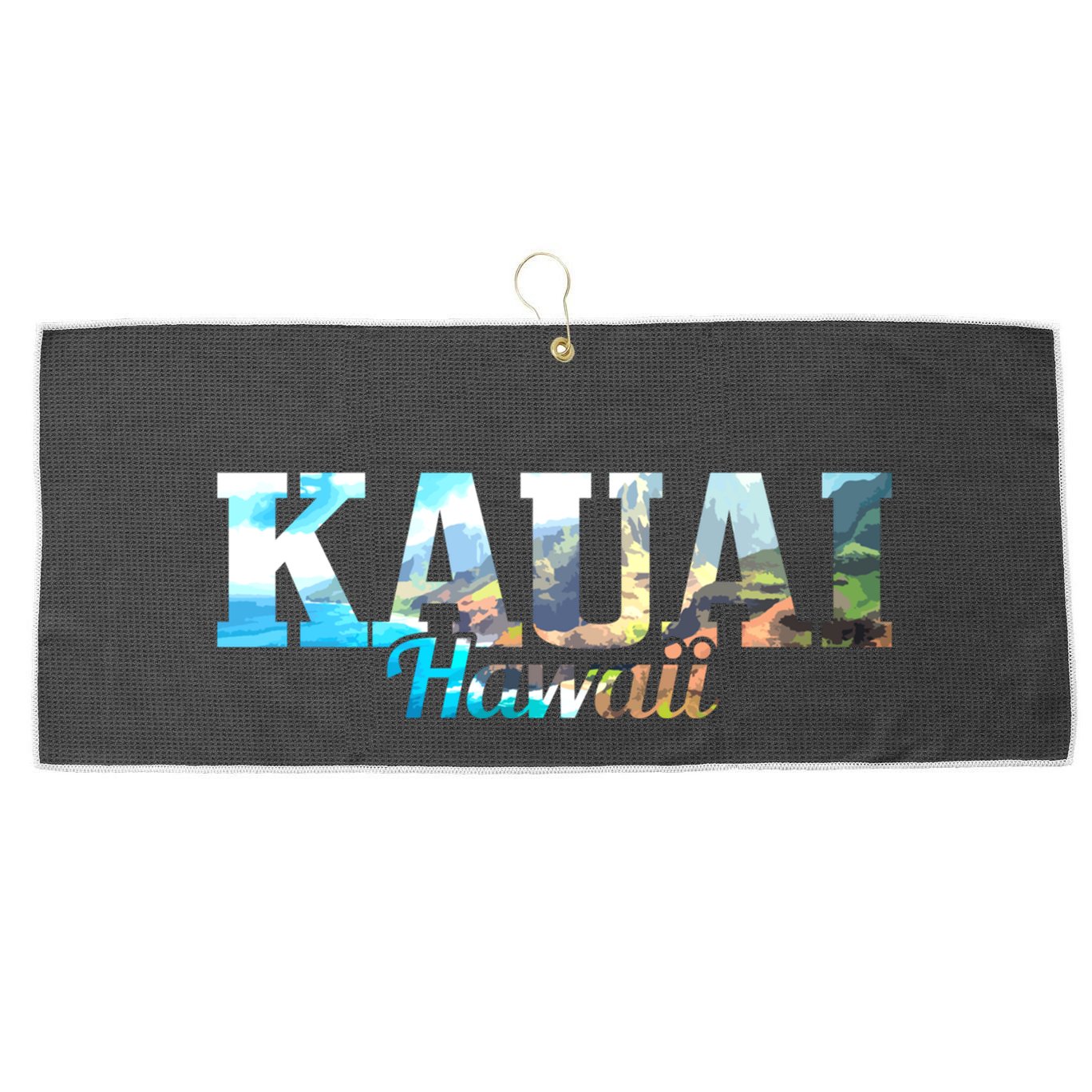 Kauai Hawaii Hawaii Hawaii Islands Surfing Surfer Gift Great Gift Large Microfiber Waffle Golf Towel
