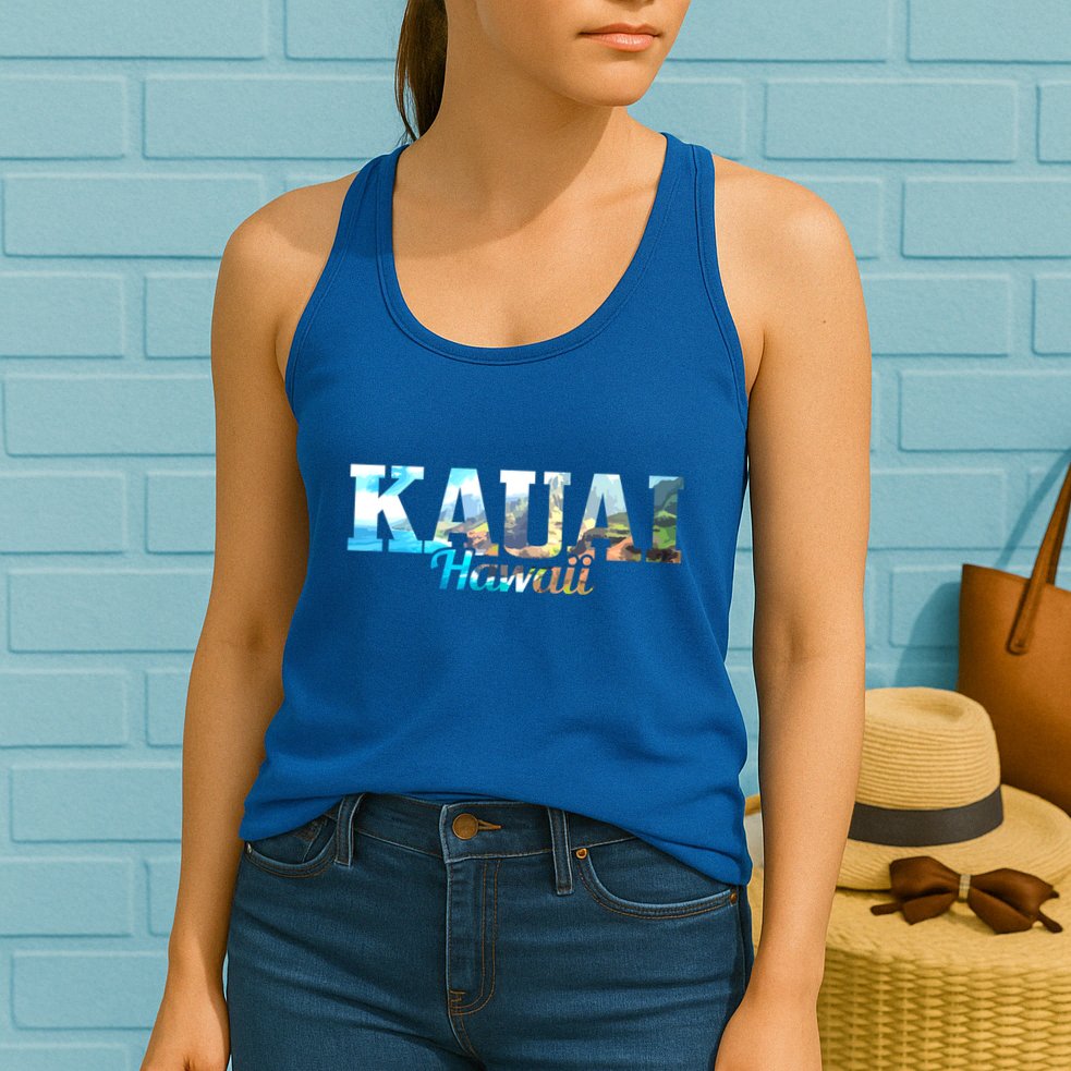 Kauai Hawaii Hawaii Hawaii Islands Surfing Surfer Gift Great Gift Womens Tank Top