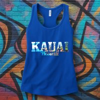Kauai Hawaii Hawaii Hawaii Islands Surfing Surfer Gift Great Gift Womens Tank Top