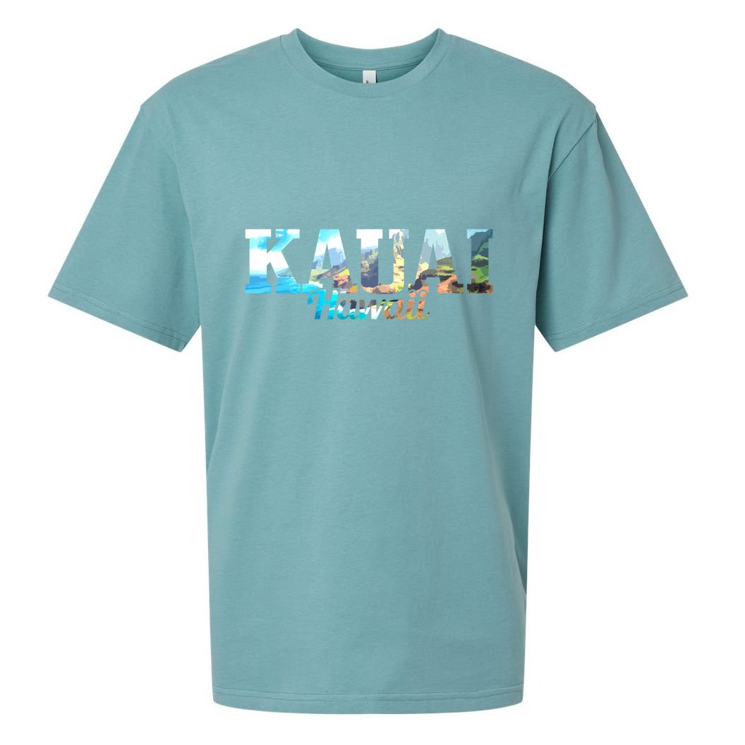 Kauai Hawaii Hawaii Hawaii Islands Surfing Surfer Gift Great Gift Sueded Cloud Jersey T-Shirt
