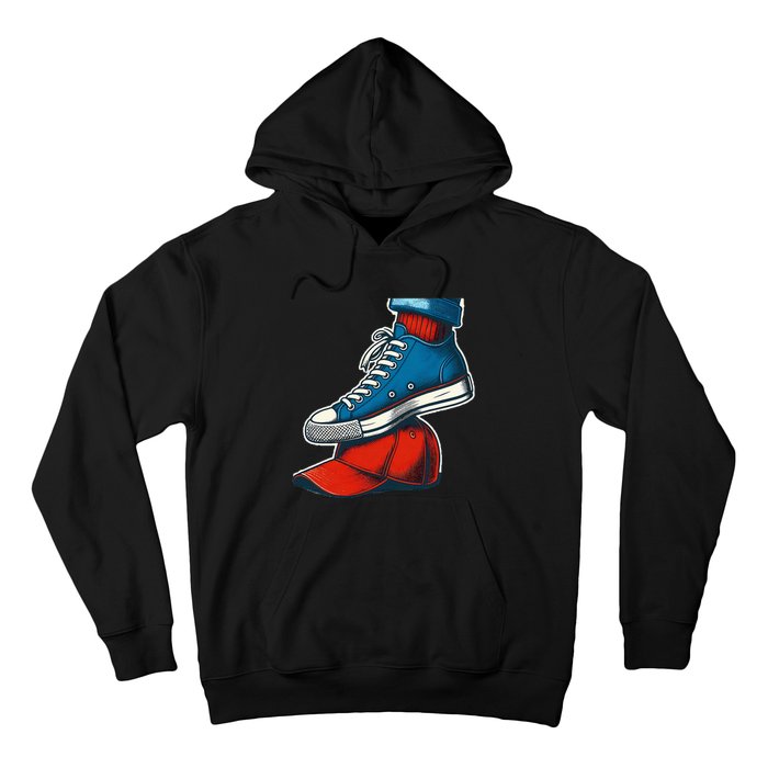 Kamala Harris High Heels Stepping On Red Maga Hat Hoodie