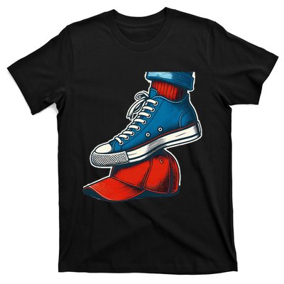 Kamala Harris High Heels Stepping On Red Maga Hat T-Shirt