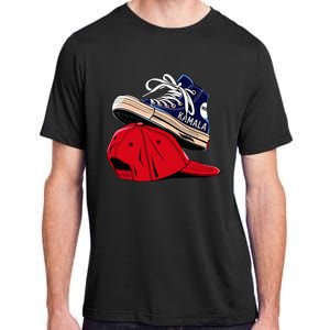 Kamala Harris High Heel Shoes Stepping On Red Hat Adult ChromaSoft Performance T-Shirt