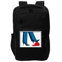 Kamala Harris Heels Stepping On Maga Hat Impact Tech Backpack