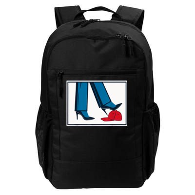 Kamala Harris Heels Stepping On Maga Hat Daily Commute Backpack