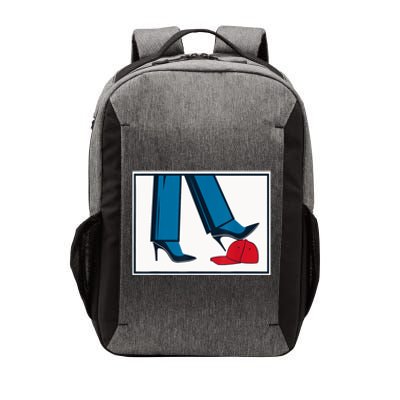 Kamala Harris Heels Stepping On Maga Hat Vector Backpack