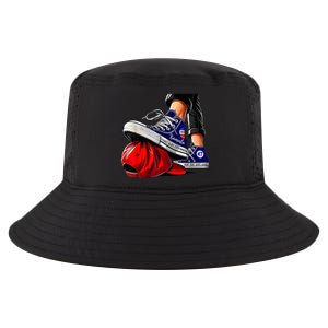 Kamala Harris High Heels Stepping On Red Maga Cool Comfort Performance Bucket Hat