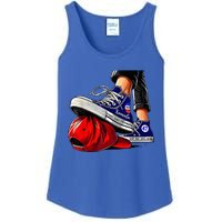 Kamala Harris High Heels Stepping On Red Maga Ladies Essential Tank