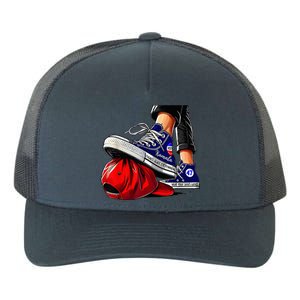 Kamala Harris High Heels Stepping On Red Maga Yupoong Adult 5-Panel Trucker Hat