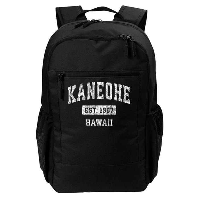 Kaneohe Hawaii Hi Vintage Sports Established Daily Commute Backpack