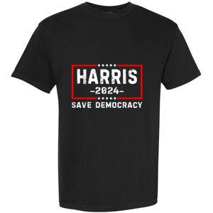 Kamala Harris Harris 2024 Us Flag Democratic President Garment-Dyed Heavyweight T-Shirt