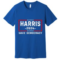 Kamala Harris Harris 2024 Us Flag Democratic President Premium T-Shirt