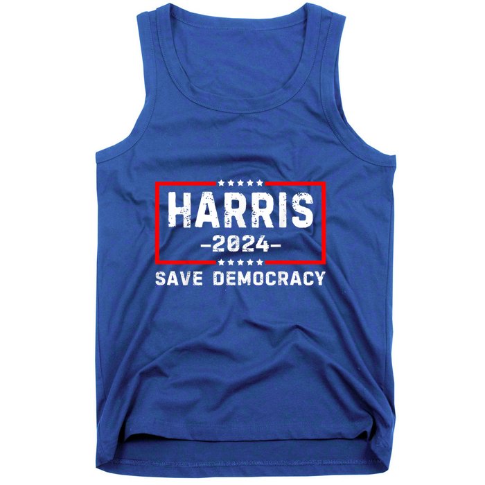 Kamala Harris Harris 2024 Us Flag Democratic President Tank Top