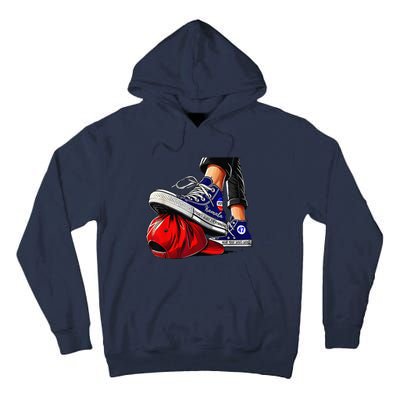 Kamala Harris High Heels Stepping On Red Maga Hat Gift Tall Hoodie