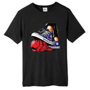 Kamala Harris High Heels Stepping On Red Maga Hat Tall Fusion ChromaSoft Performance T-Shirt