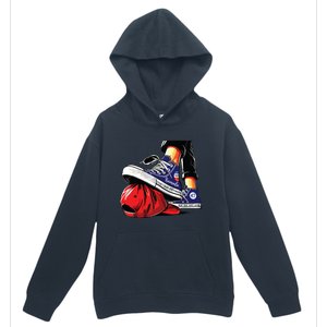 Kamala Harris High Heels Stepping On Red Maga Hat Urban Pullover Hoodie