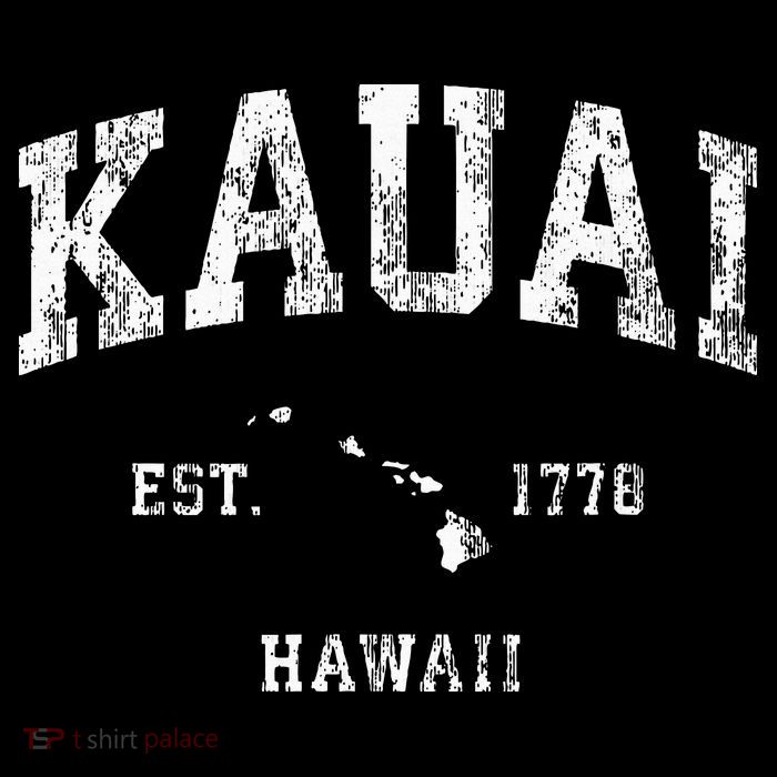 Kauai Hawaii Hi Vintage Athletic Sports Design Baby Bodysuit