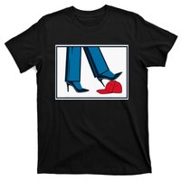 Kamala Harris Heels Stepping On Maga Hat T-Shirt